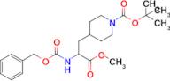 tert-Butyl 4-(2-(((benzyloxy)carbonyl)amino)-3-methoxy-3-oxopropyl)piperidine-1-carboxylate