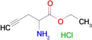 Ethyl 2-aminopent-4-ynoate hydrochloride