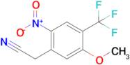 2-(5-Methoxy-2-nitro-4-(trifluoromethyl)phenyl)acetonitrile