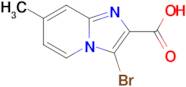 3-Bromo-7-methylimidazo[1,2-a]pyridine-2-carboxylic acid