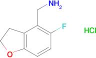 (5-Fluoro-2,3-dihydrobenzofuran-4-yl)methanamine hydrochloride