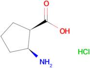 (1R,2S)-2-Aminocyclopentane-1-carboxylic acid hydrochloride