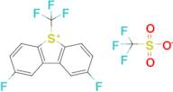 2,8-Difluoro-5-(trifluoromethyl)-5H-dibenzo[b,d]thiophen-5-ium trifluoromethanesulfonate