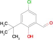 3-(tert-Butyl)-5-chloro-2-hydroxybenzaldehyde