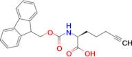 (S)-2-((((9H-Fluoren-9-yl)methoxy)carbonyl)amino)hept-6-ynoic acid