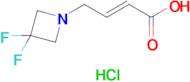 (E)-4-(3,3-Difluoroazetidin-1-yl)but-2-enoic acid hydrochloride