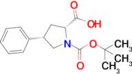 (2R,4S)-1-(tert-Butoxycarbonyl)-4-phenylpyrrolidine-2-carboxylic acid