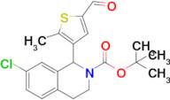 tert-Butyl 7-chloro-1-(5-formyl-2-methylthiophen-3-yl)-3,4-dihydroisoquinoline-2(1H)-carboxylate