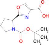 (S)-2-(1-(tert-Butoxycarbonyl)pyrrolidin-2-yl)oxazole-4-carboxylic acid