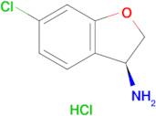 (S)-6-Chloro-2,3-dihydrobenzofuran-3-amine hydrochloride