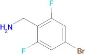4-Bromo-2,6-difluorobenzylamine