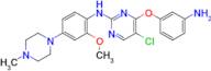 4-(3-Aminophenoxy)-5-chloro-N-(2-methoxy-4-(4-methylpiperazin-1-yl)phenyl)pyrimidin-2-amine