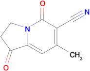 7-Methyl-1,5-dioxo-1,2,3,5-tetrahydroindolizine-6-carbonitrile