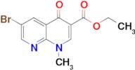 Ethyl 6-bromo-1-methyl-4-oxo-1,4-dihydro-1,8-naphthyridine-3-carboxylate