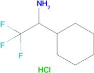 1-Cyclohexyl-2,2,2-trifluoroethan-1-amine hydrochloride