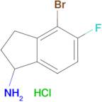 4-Bromo-5-fluoro-2,3-dihydro-1H-inden-1-amine hydrochloride