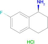 (S)-7-Fluoro-1,2,3,4-tetrahydronaphthalen-1-amine hydrochloride