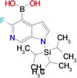 (5-Fluoro-1-(triisopropylsilyl)-1H-pyrrolo[2,3-c]pyridin-4-yl)boronic acid