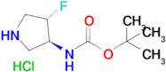 tert-Butyl ((3S,4S)-4-fluoropyrrolidin-3-yl)carbamate hydrochloride