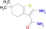 2-Amino-6,6-dimethyl-4,5,6,7-tetrahydrobenzo[b]thiophene-3-carboxamide