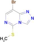 8-Bromo-5-(methylthio)-[1,2,4]triazolo[4,3-c]pyrimidine