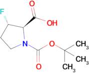 (2R,3S)-1-(tert-Butoxycarbonyl)-3-fluoropyrrolidine-2-carboxylic acid