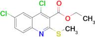 Ethyl 4,6-dichloro-2-(methylthio)quinoline-3-carboxylate