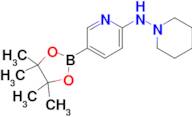 N-(Piperidin-1-yl)-5-(4,4,5,5-tetramethyl-1,3,2-dioxaborolan-2-yl)pyridin-2-amine