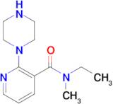 N-Ethyl-N-methyl-2-(piperazin-1-yl)nicotinamide