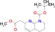 tert-butyl 7-(2-methoxy-2-oxoethyl)-1,2,3,4,4a,7-hexahydro-1,8-naphthyridine-1-carboxylate