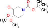 tert-Butyl 4,4-dimethoxy-3-oxopiperidine-1-carboxylate