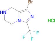 1-Bromo-3-(trifluoromethyl)-5,6,7,8-tetrahydroimidazo[1,5-a]pyrazine hydrochloride