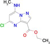 Ethyl 5-chloro-7-(methylamino)pyrazolo[1,5-a]pyrimidine-3-carboxylate