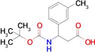 3-((tert-Butoxycarbonyl)amino)-3-(m-tolyl)propanoic acid