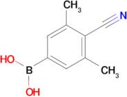 (4-Cyano-3,5-dimethylphenyl)boronic acid