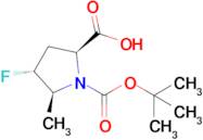 (2S,4R,5S)-1-(tert-Butoxycarbonyl)-4-fluoro-5-methylpyrrolidine-2-carboxylic acid