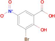 3-Bromo-2-hydroxy-5-nitrobenzoic acid