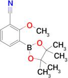 2-Methoxy-3-(4,4,5,5-tetramethyl-1,3,2-dioxaborolan-2-yl)benzonitrile