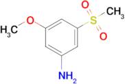 3-Methoxy-5-(methylsulfonyl)aniline