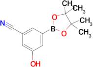 3-Hydroxy-5-(4,4,5,5-tetramethyl-1,3,2-dioxaborolan-2-yl)benzonitrile