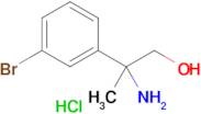 2-Amino-2-(3-bromophenyl)propan-1-ol hydrochloride