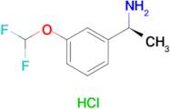 (S)-1-(3-(Difluoromethoxy)phenyl)ethan-1-amine hydrochloride