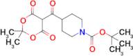 tert-Butyl 4-(2,2-dimethyl-4,6-dioxo-1,3-dioxane-5-carbonyl)piperidine-1-carboxylate