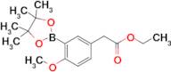 Ethyl 2-(4-methoxy-3-(4,4,5,5-tetramethyl-1,3,2-dioxaborolan-2-yl)phenyl)acetate