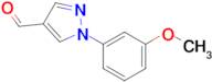1-(3-Methoxyphenyl)-1H-pyrazole-4-carbaldehyde