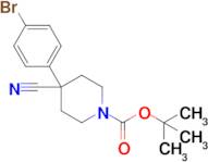 tert-Butyl 4-(4-bromophenyl)-4-cyanopiperidine-1-carboxylate