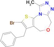 3-Benzyl-2-bromo-9-methyl-4H,6H-thieno[2,3-e][1,2,4]triazolo[3,4-c][1,4]oxazepine