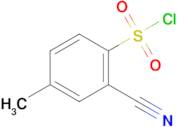 2-Cyano-4-methylbenzenesulfonyl chloride