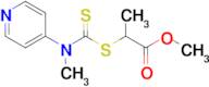 Methyl 2-[methyl(4-pyridinyl)carbamothioylthio]propionate