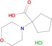 1-Morpholinocyclopentane-1-carboxylic acid hydrochloride